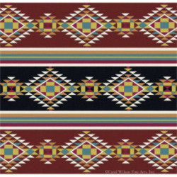 Carol Wilson® 12x12 *Indian Blanket* Patterned SCRAPBOOK PAPER