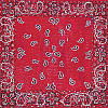 Scrapbookers Painted Page® 12x12 *Red Bandanna* Patterned SCRAPBOOK PAPER