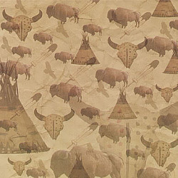 SugarTree® 12x12 *Sacred Bison* Printed SCRAPBOOK PAPER