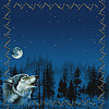 SugarTree® 12x12 *Wolf* Printed SCRAPBOOK PAPER