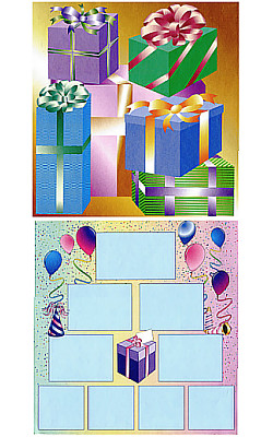 Paper Pizazz® 11¾ x 12 *Birthday* Companion SCRAPBOOK PAPER Set