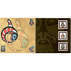 Alaskan Journey® 12x12 *Eskimo Art* Native Alaska Companion SCRAPBOOK PAPER Set