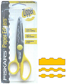 Fiskars® Paper Edger SCISSORS - Zipper
