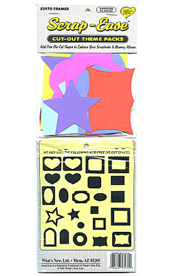 Scrap-Ease® What's New, Ltd.® (Circa 1997) *Frames* Paper DIE CUTS