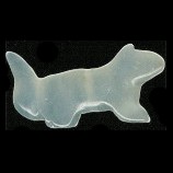 14x25mm New Jade Serpentine SQUIRREL/FOX Animal Fetish Bead