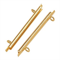 Miyuki 35mm Gold Plated SLIDE END TUBES