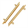 Miyuki 35mm Gold Plated SLIDE END TUBES