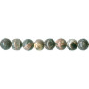 4mm Silver Leaf Jasper ROUND Beads