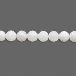 6mm Snow Jade (Quartz) ROUND Beads