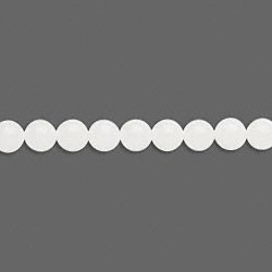 4mm Snow/Milky Quartz ROUND Beads