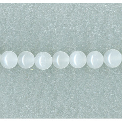 6mm Snow Quartz ROUND Beads
