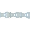 10x18mm Snow/Milky Quartz (Chalcedony) VASE Beads