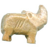 20x30mm 3-D Soapstone RHINOCEROS Animal Fetish Bead