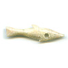 15x50mm Soapstone SHARK Animal Fetish Bead