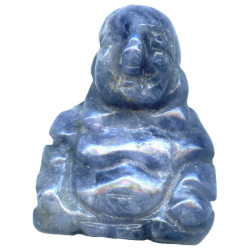 15x20mm Sodalite 3-D BUDDHA Bead