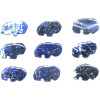 8x12mm Sodalite Mini Zuni-Style BUFFALO Animal Fetish Beads