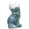 15x22mm Sodalite 3-D CAT Animal Fetish Bead