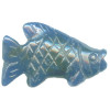 15x24mm Sodalite 3-D FISH Animal Fetish Bead