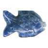 10x18mm 3-D Sodalite FISH Animal Fetish Bead