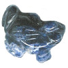 20x20mm Sodalite FROG Animal Fetish Bead