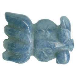 16x22mm Sodalite GOLDFISH Animal Fetish Bead