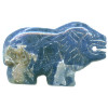 22x36mm Sodalite LION Animal Fetish Focal/Pendant Bead