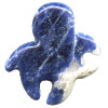 24x26mm Sodalite OCTOPUS, SQUID Animal Fetish Bead