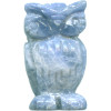 11x20mm Sodalite 3-D OWL Animal Fetish Bead