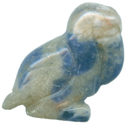 15x20mm Sodalite PELICAN Animal Fetish Bead