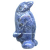 12x22mm Sodalite 3-D PENGUIN Animal Fetish Bead