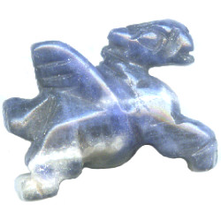 20mm Sodalite 3-D PEGASUS Bead