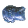 12x16mm 3-D Sodalite BOAR/PIG Animal Fetish Bead