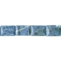 10x14mm Sodalite RECTANGLE Beads