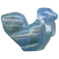 12x16mm Sodalite CHICKEN, HEN, ROOSTER Animal Fetish Bead