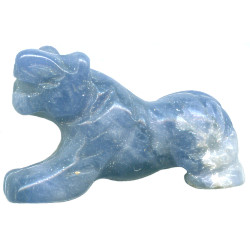 16x22mm Sodalite TIGER Animal Fetish Bead