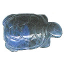 12x20mm Sodalite TURTLE Animal Fetish Bead