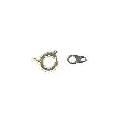 7mm Gold Plated Spring CLASP & CLUTCH