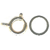 8mm Gold Plated Spring CLASP & RING