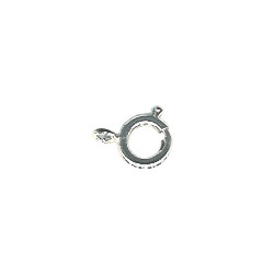 8mm Nickel Plated Spring CLASP