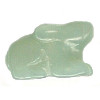 12x22mm 3-D New Jade Serpentine RABBIT Animal Fetish Bead