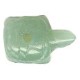 12x16mm New Jade Serpentine TURTLE Animal Fetish Bead