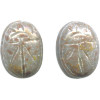 10x13mm Spotted Jasper SCARAB, BEETLE Beads