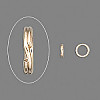 6mm Gold Plated Round SPLIT RINGS