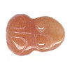 15x20mm Aragonite FROG Animal Fetish Bead