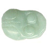 15x20mm New Jade Serpentine FROG Animal Fetish Bead