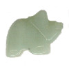 15x22mm New Jade Serpentine BOAR/PIG Animal Fetish Bead