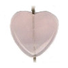 12mm Rose Quartz PUFFY HEART Bead