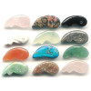 6x15mm Assorted Mixed Gemstone WHALE Animal Fetish Beads