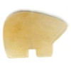 13x18mm Aragonite ZUNI BEAR Animal Fetish Bead