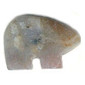 13x18mm Fancy Jasper ZUNI BEAR Animal Fetish Bead